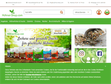 Tablet Screenshot of huehner-shop.com